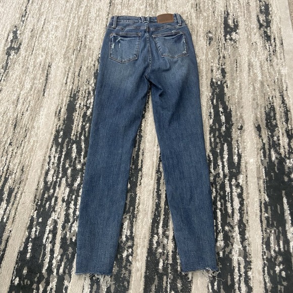 Judy Blue Jeans Womens 1/25 Skinny Fit Mid Rise Blue Denim Pants - Picture 3 of 9